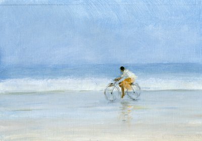 Junge auf Fahrrad von Lincoln Seligman